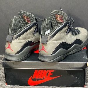 Nike Air Jordan 10 Retro X Dark Shadow-Red Black